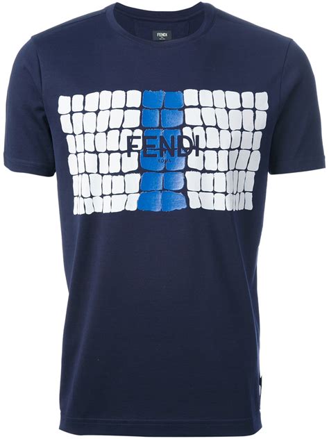 replica fendi tee|fendi blue t shirts.